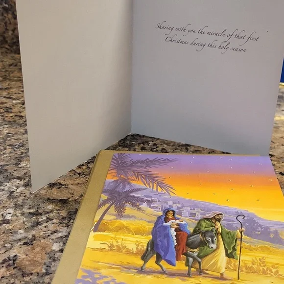 Lot of 64 Religious Christmas Cards - Picture 3 of 9